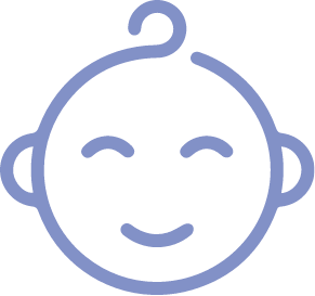 Illustrazione raffigurante il volto di un bambino, utilizzata per rappresentare la consulenza clinica postnatale pediatrica di Eurofins Genoma, rivolta ai soggetti in età pediatrica per supportare la diagnosi e il trattamento di patologie genetiche.